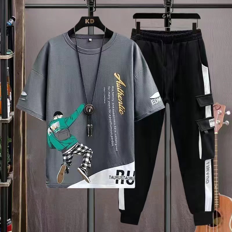 Half Sleeve T-Shirt & Trouser Set