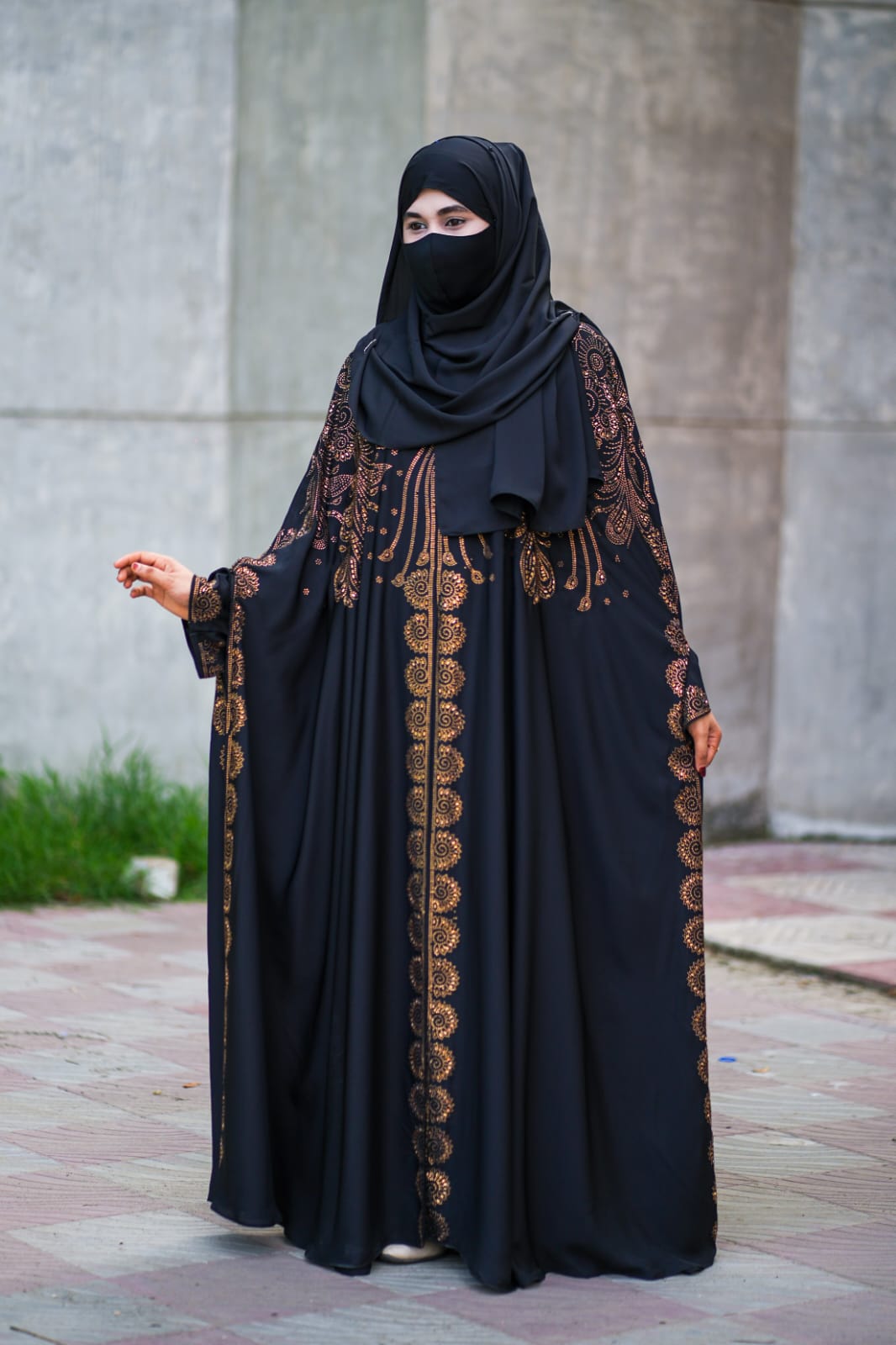 Luxury Abhaya Set with Inner and Hijab