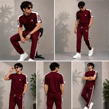 Premium Tshirt and Trouser Tracksuit Set